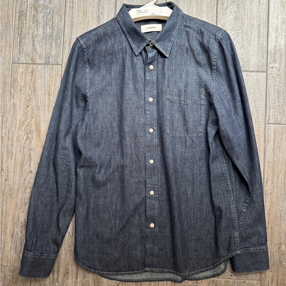 Buck Mason Denim shirt Medium (read description) - Picture 1 of 6